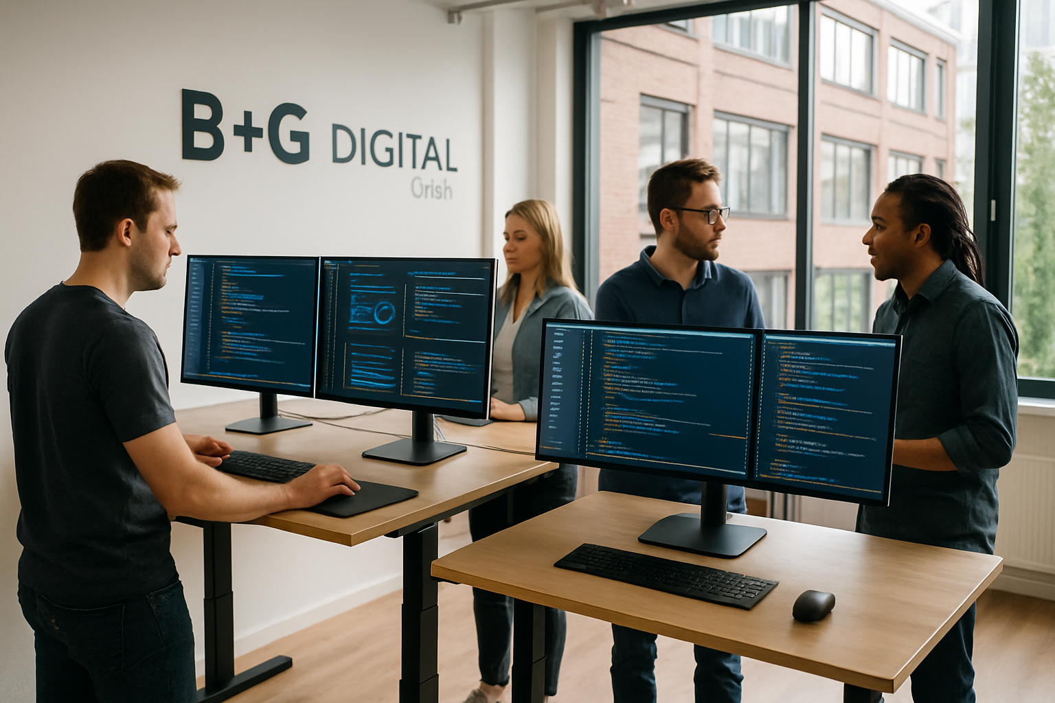 Das Team von B+G Digital